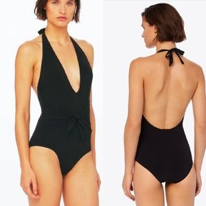 Tory Burch Solid Tie One-piece